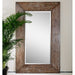 Langford Mirror Antiqued Hickory Undertones w/Light Gray-Mirrors/Pictures-Uttermost-Lighting Design Store
