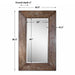 Langford Mirror Antiqued Hickory Undertones w/Light Gray-Mirrors/Pictures-Uttermost-Lighting Design Store
