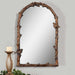 Paza Mirror Antiqued Gold Leaf w/Gray Glaze-Mirrors/Pictures-Uttermost-Lighting Design Store