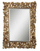 Capulin Mirror Antiqued Gold Leaf w/Light Gray Glaze-Mirrors/Pictures-Uttermost-Lighting Design Store