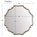 Valentia Mirror Oxidized Silver w/Rust Gray-Mirrors/Pictures-Uttermost-Lighting Design Store
