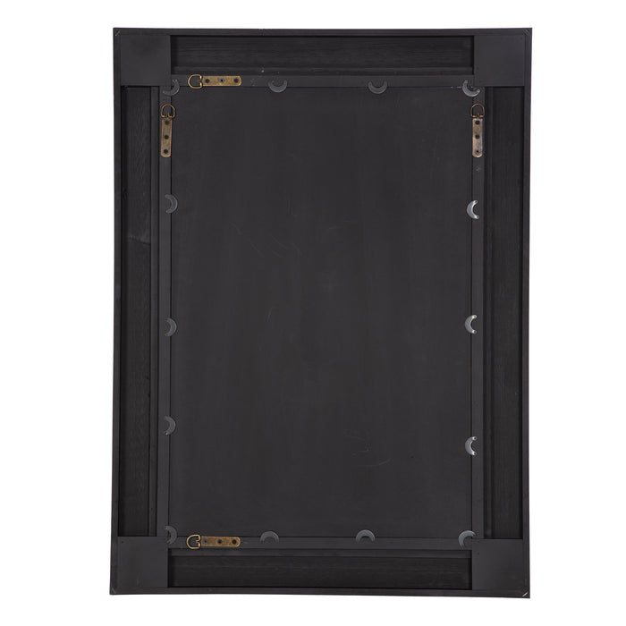 Bozeman Mirror Blue w/Aged Wood Undertone-Mirrors/Pictures-Uttermost-Lighting Design Store