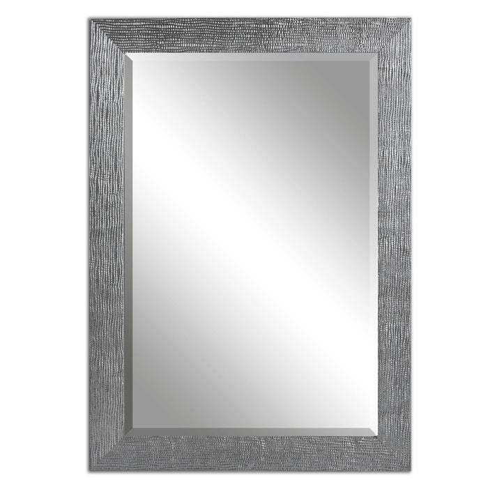 Tarek Mirror Silver w/Light Gray Glaze-Mirrors/Pictures-Uttermost-Lighting Design Store