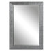 Tarek Mirror Silver w/Light Gray Glaze-Mirrors/Pictures-Uttermost-Lighting Design Store