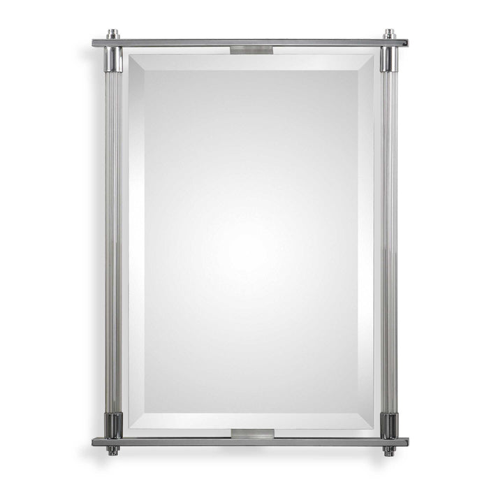 Adara Mirror Polished Chrome-Mirrors/Pictures-Uttermost-Lighting Design Store