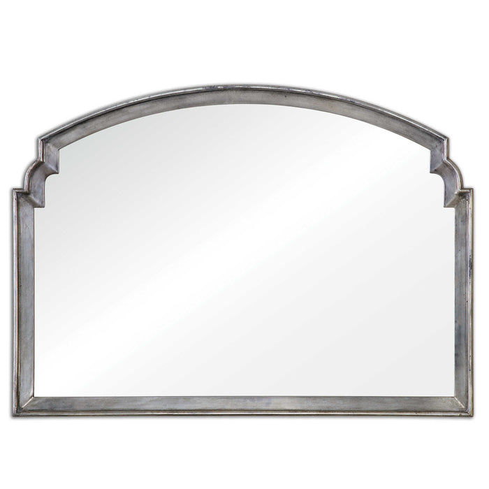 Via Della Mirror Antiqued Silver Leaf-Mirrors/Pictures-Uttermost-Lighting Design Store