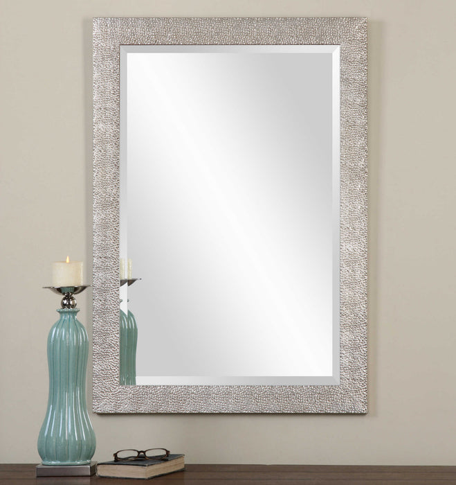 Porcius Mirror Antiqued Silver-Mirrors/Pictures-Uttermost-Lighting Design Store