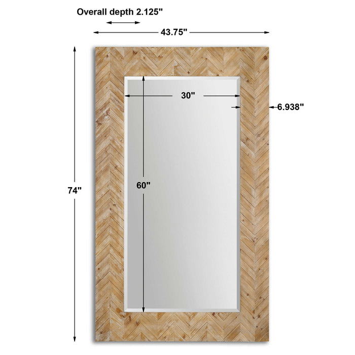 Demetria Mirror Solid Wood-Mirrors/Pictures-Uttermost-Lighting Design Store