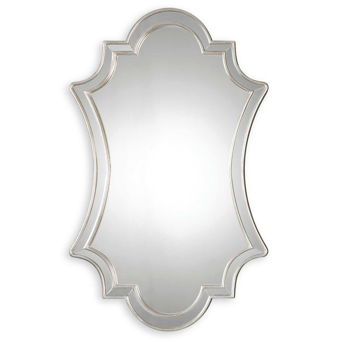 Elara Mirror Antiqued Silver Leafed-Mirrors/Pictures-Uttermost-Lighting Design Store