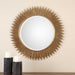 Marlo Mirror Antiqued Gold Leaf-Mirrors/Pictures-Uttermost-Lighting Design Store