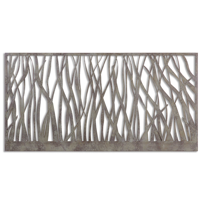 Amadahy Wall Art Rust-olive w/Aged Gray-Mirrors/Pictures-Uttermost-Lighting Design Store
