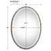 Annadel Oval Mirror Polished Nickel-Mirrors/Pictures-Uttermost-Lighting Design Store