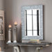 Belaya Mirror Blue-gray And Silver-Mirrors/Pictures-Uttermost-Lighting Design Store