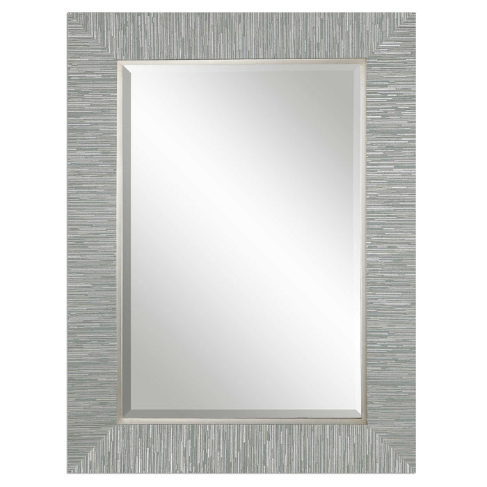 Belaya Mirror Blue-gray And Silver-Mirrors/Pictures-Uttermost-Lighting Design Store