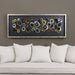 Discs Shadow Box Antiqued Silver Leaf-Mirrors/Pictures-Uttermost-Lighting Design Store