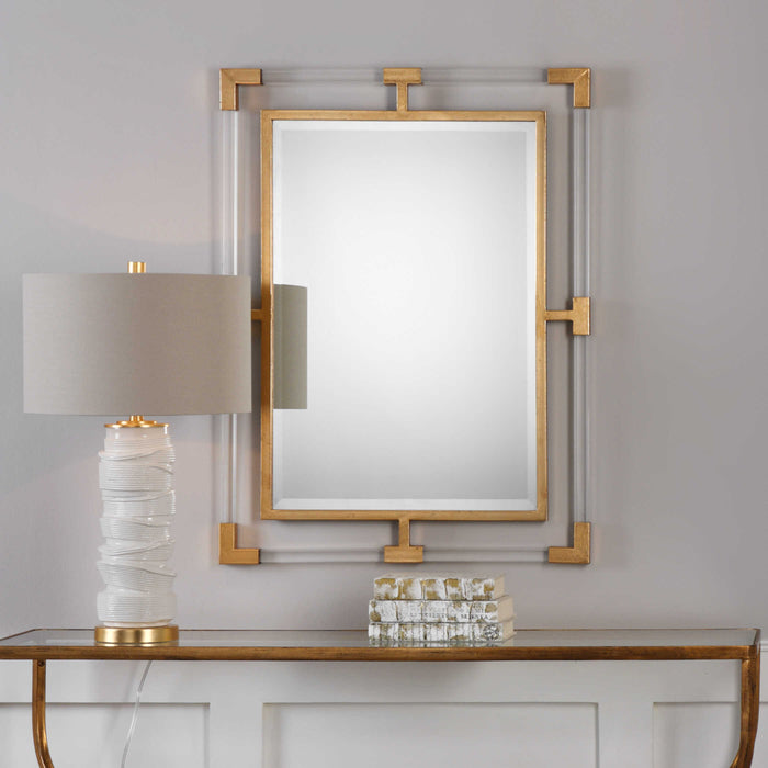 Balkan Mirror Gold Leaf-Mirrors/Pictures-Uttermost-Lighting Design Store