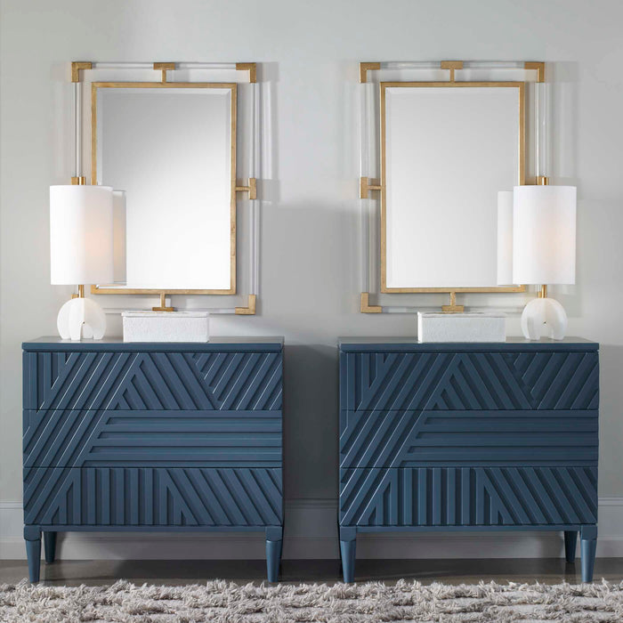 Balkan Mirror Gold Leaf-Mirrors/Pictures-Uttermost-Lighting Design Store