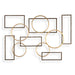 Elias Wall Art Brushed Bronze-Mirrors/Pictures-Uttermost-Lighting Design Store