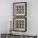 Geode Shadow Box Black Wood-Mirrors/Pictures-Uttermost-Lighting Design Store