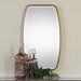 Canillo Mirror Antiqued Gold Leaf-Mirrors/Pictures-Uttermost-Lighting Design Store