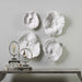 Sea Coral Wall Art Antique White-Home Accents-Uttermost-Lighting Design Store