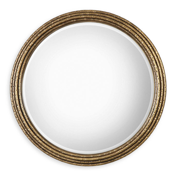 Spera Mirror Antiqued Gold-Mirrors/Pictures-Uttermost-Lighting Design Store