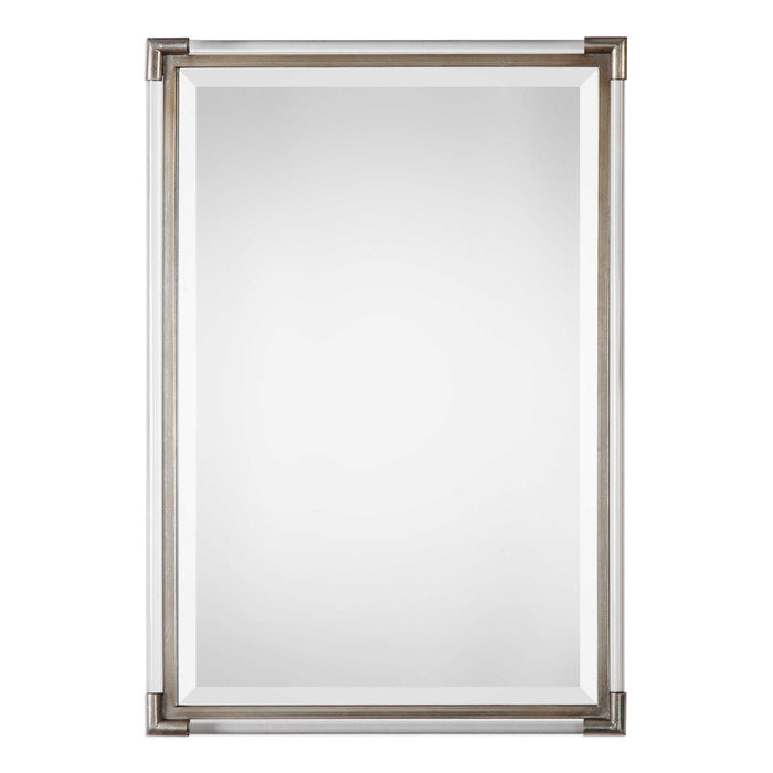 Mackai Mirror Metallic Silver-Mirrors/Pictures-Uttermost-Lighting Design Store