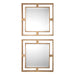 Allick Mirror, Set Of 2 Antiqued Gold Leaf-Mirrors/Pictures-Uttermost-Lighting Design Store