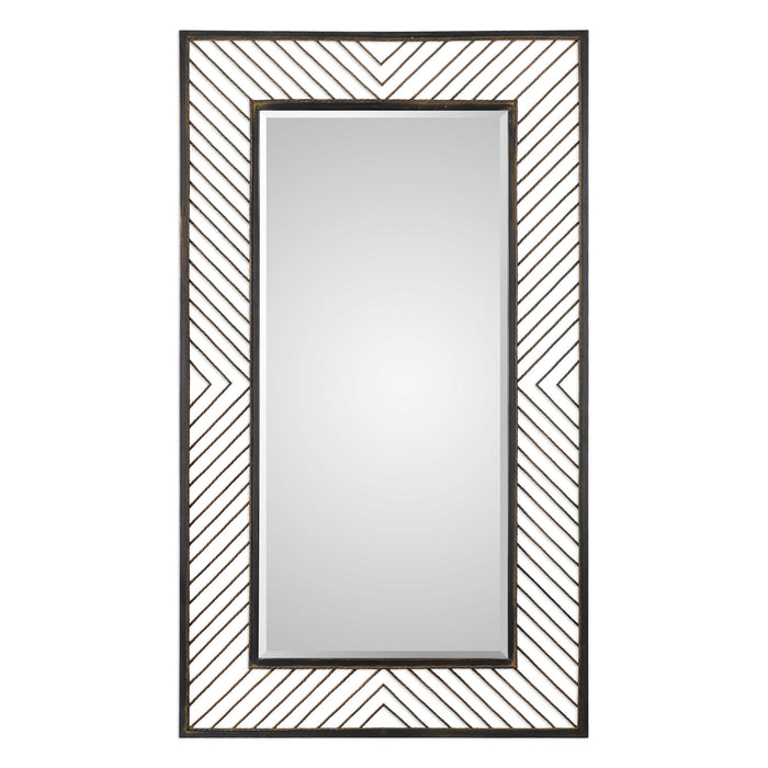 Karel Mirror Rustic Bronze-Mirrors/Pictures-Uttermost-Lighting Design Store