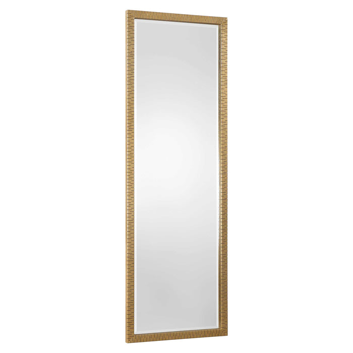 Vilmos Mirror Metallic Gold Leaf-Mirrors/Pictures-Uttermost-Lighting Design Store