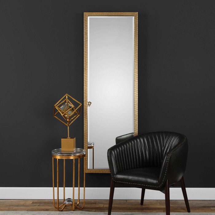 Vilmos Mirror Metallic Gold Leaf-Mirrors/Pictures-Uttermost-Lighting Design Store