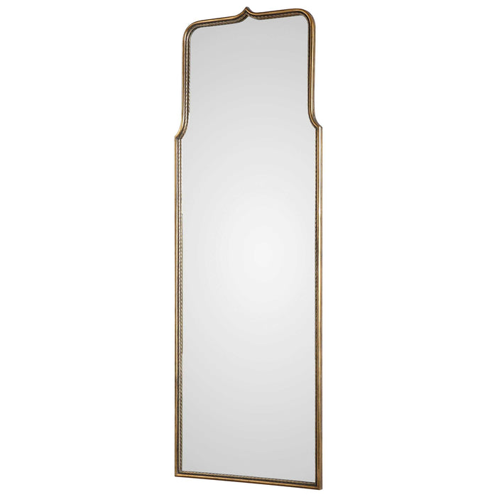 Adelasia Mirror Antiqued Gold Leaf-Mirrors/Pictures-Uttermost-Lighting Design Store