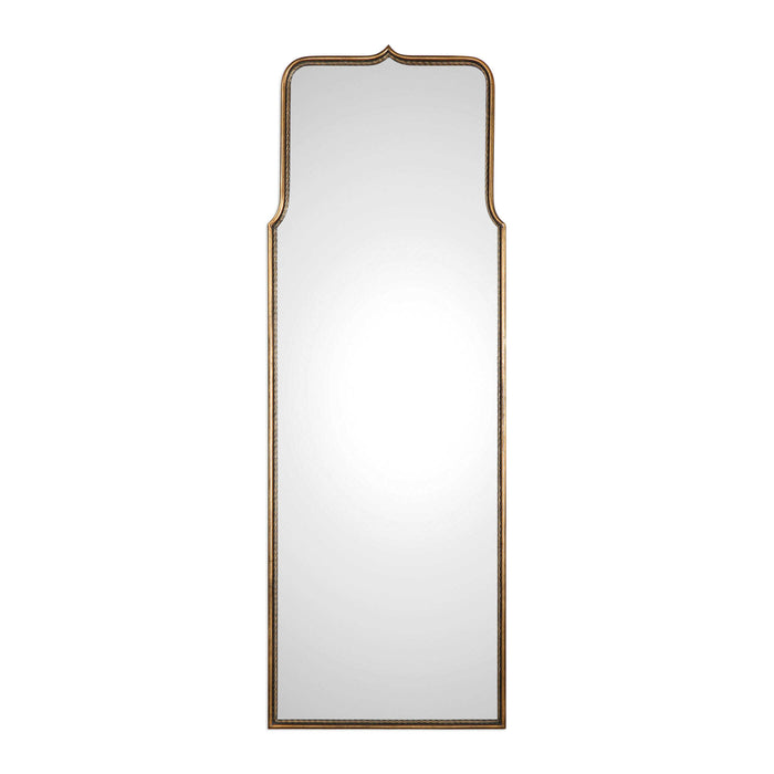 Adelasia Mirror Antiqued Gold Leaf-Mirrors/Pictures-Uttermost-Lighting Design Store