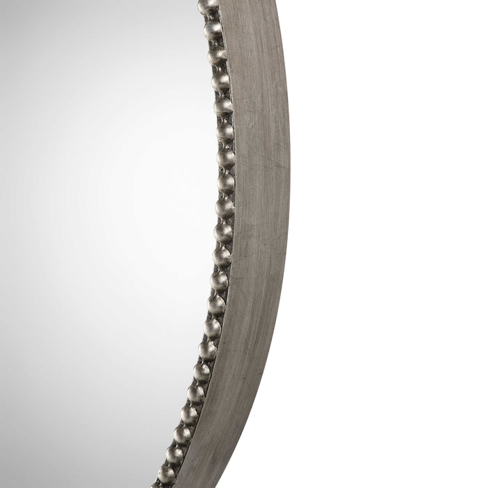 Stefania Mirror Antiqued Silver Leaf-Mirrors/Pictures-Uttermost-Lighting Design Store