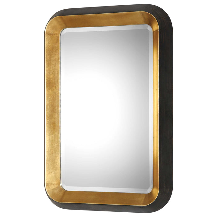 Niva Mirror Antiqued Metallic Gold Leaf-Mirrors/Pictures-Uttermost-Lighting Design Store