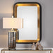 Niva Mirror Antiqued Metallic Gold Leaf-Mirrors/Pictures-Uttermost-Lighting Design Store
