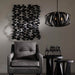 Skipping Wall Art Charcoal Black-Mirrors/Pictures-Uttermost-Lighting Design Store