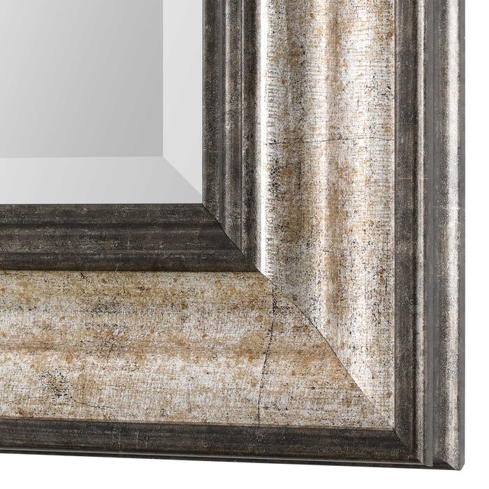 Shefford Mirror Antiqued Metallic Silver-Mirrors/Pictures-Uttermost-Lighting Design Store