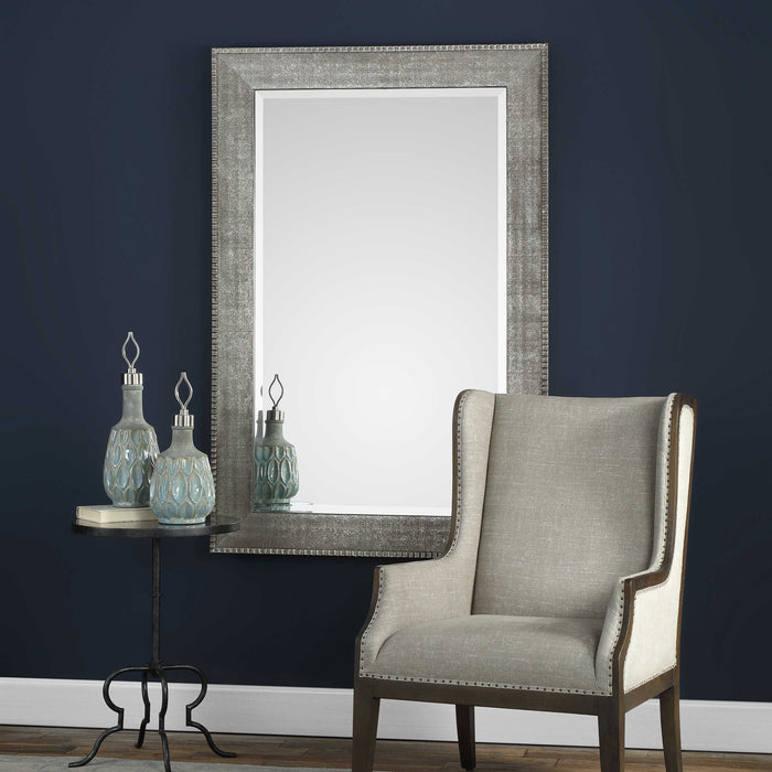 Leiston Mirror Metallic Silver-Mirrors/Pictures-Uttermost-Lighting Design Store