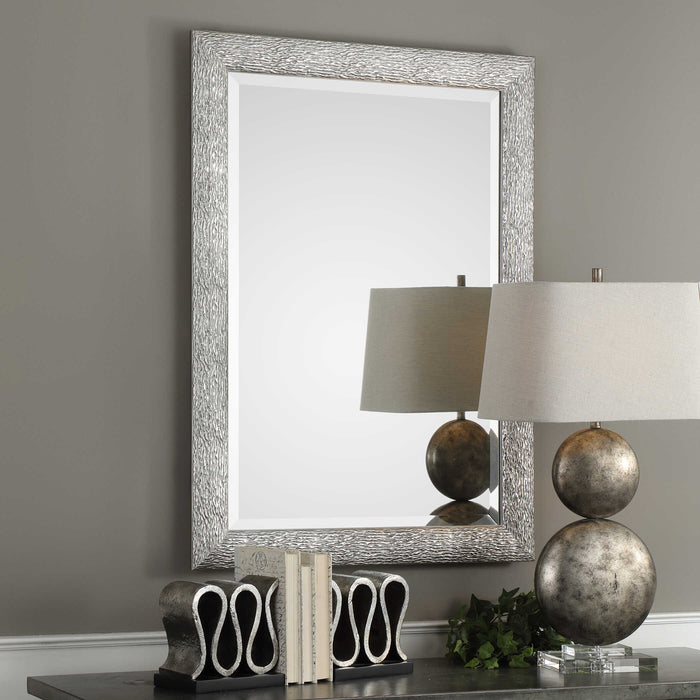 Mossley Mirror Metallic Silver-Mirrors/Pictures-Uttermost-Lighting Design Store