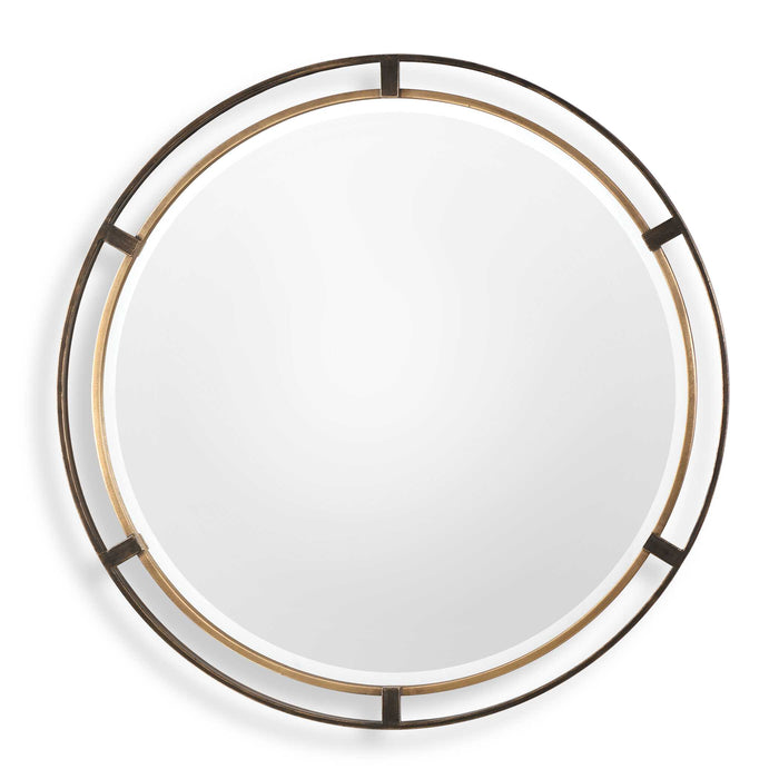 Carrizo Mirror Rustic Bronze-Mirrors/Pictures-Uttermost-Lighting Design Store