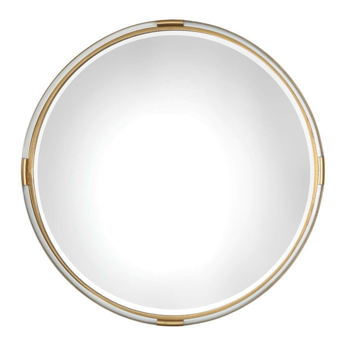 Mackai Mirror Gold Leaf-Mirrors/Pictures-Uttermost-Lighting Design Store