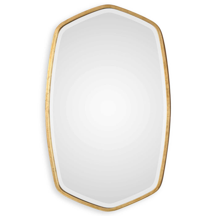 Duronia Mirror Antiqued Gold Leaf-Mirrors/Pictures-Uttermost-Lighting Design Store