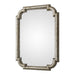 Calanna Mirror Distressed Silver Leaf-Mirrors/Pictures-Uttermost-Lighting Design Store