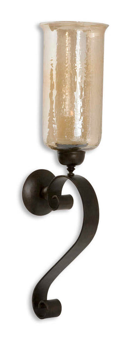 Joselyn Candle Wall Sconce Antique Bronze-Home Accents-Uttermost-Lighting Design Store