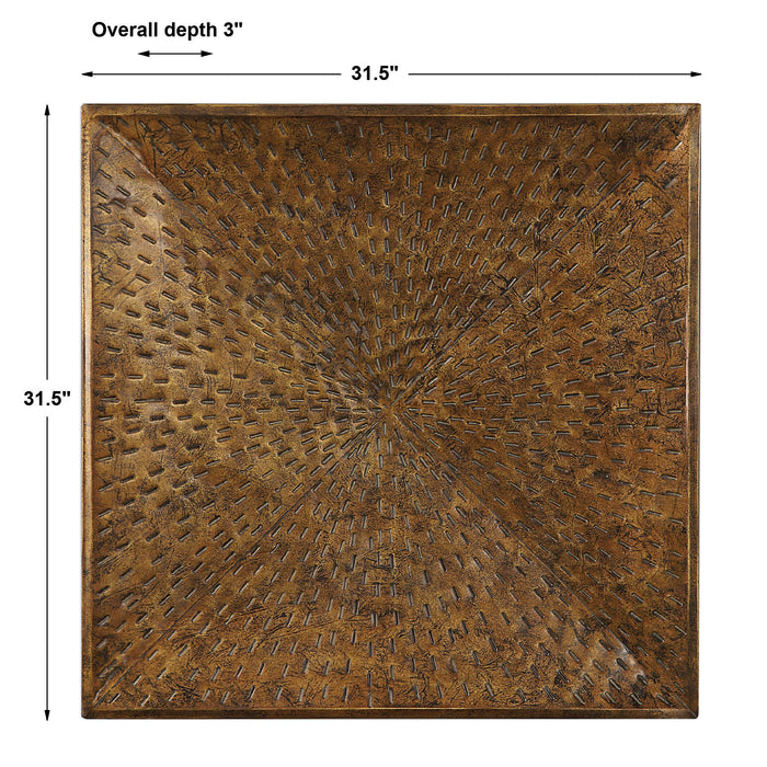 Blaise Wall Art Antique Bronze-Mirrors/Pictures-Uttermost-Lighting Design Store