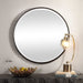 Benedo Mirror Rustic Black-Mirrors/Pictures-Uttermost-Lighting Design Store