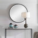 Benedo Mirror Rustic Black-Mirrors/Pictures-Uttermost-Lighting Design Store