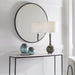 Benedo Mirror Rustic Black-Mirrors/Pictures-Uttermost-Lighting Design Store