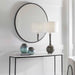 Benedo Mirror Rustic Black-Mirrors/Pictures-Uttermost-Lighting Design Store